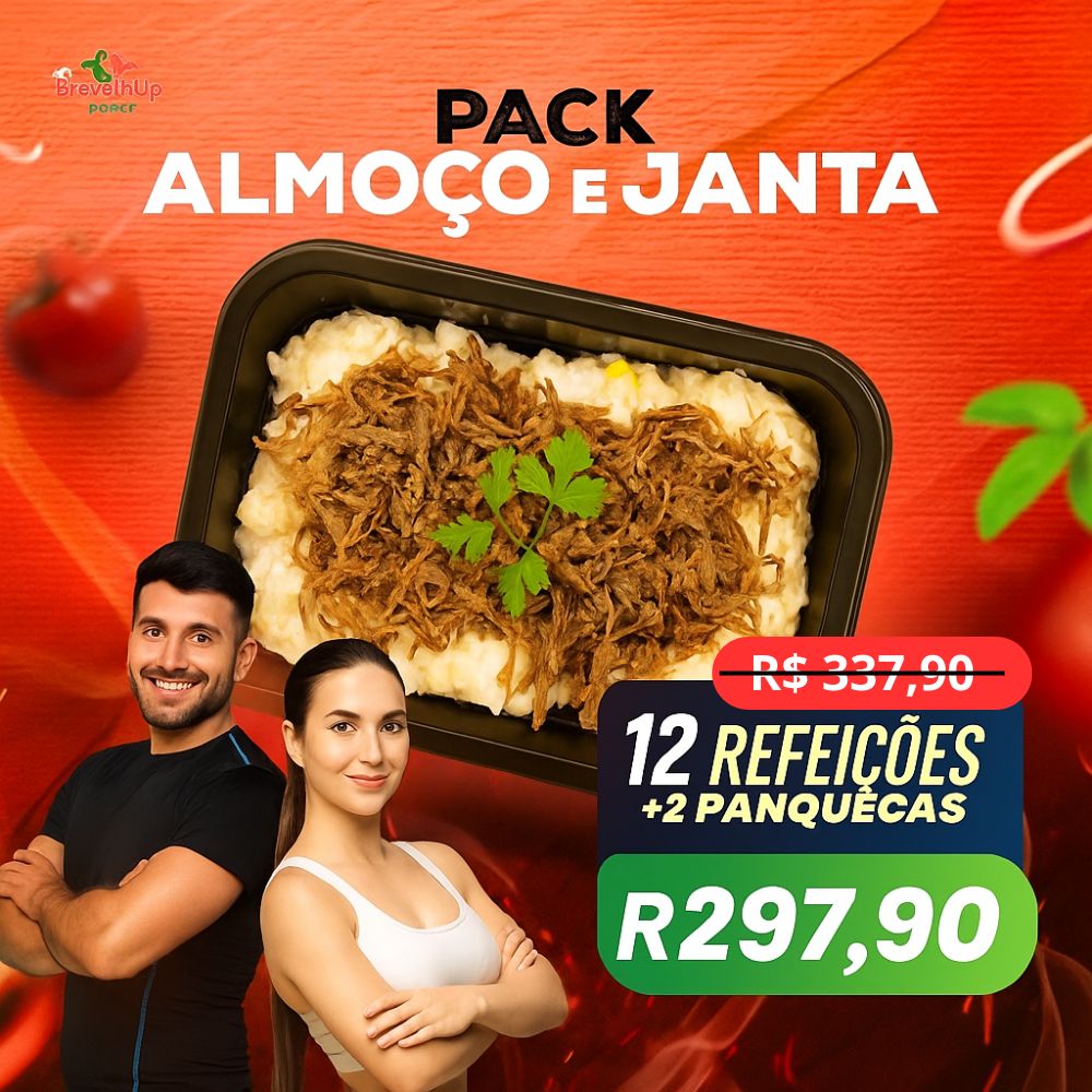 Pack Almoço e Janta - 14 Refeições